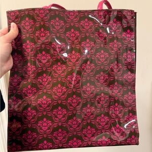 Papyrus Pink and Brown Patterned Tote